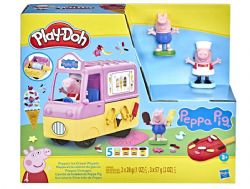 PLAY-DOH - CAMION DE CRÈME GLACÉE FIGURINES PEPPA ET GEORGE